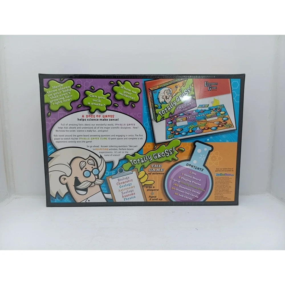 Totally Gross Board Game Game of Science Education for Kids, 2015 Edition